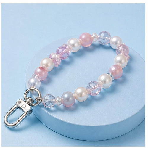 pastel pearl wrist strap